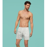 Remix Cotton Boxers Streetlight White M