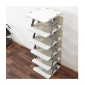 GEEO Plastic More Than 5 Tier Shoe Rack Multi Color