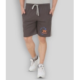 Athletico - Brown Cotton Blend Mens Shorts ( Pack of 1 ) - L