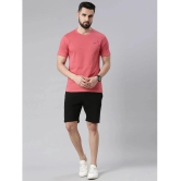 Force NXT - Pink 100% Cotton Regular Fit Mens T-Shirt ( Pack of 1 ) - None