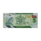 Hop n Shop - Trinidad & Tobago 5 Dollars Polymer UNC 1 Paper currency & Bank notes