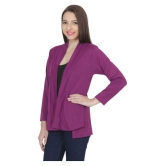 Affair Cotton Shrugs - Purple Single - XL