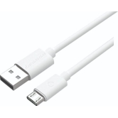 1 Meter PVC White twance USB to micro USB fast charging and data transfer cable, USB 3.0