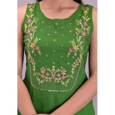 Maquien - Green Straight Rayon Women's Stitched Salwar Suit ( Pack of 1 ) - None