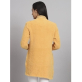 eWools.in Woollen Round Neck Women''s Buttoned Cardigans - Gold ( ) - None