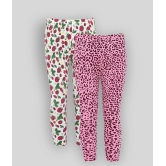 Naughty Ninos - Multi Cotton Girls Leggings ( Pack of 2 ) - None