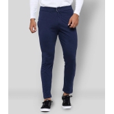 MAD TEE - Navy Blue Cotton Blend Mens Trackpants ( Pack of 1 ) - XL