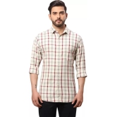 Men Slim Fit Checks Casual Shirt