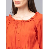 Globus - Orange Polyester Women''s Crop Top ( Pack of 1 ) - None