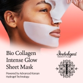 Bio Collagen Intense Glow Hydrating Overnight Sheet Mask-Pack of 6