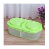 TISYAA Plastic Lunch Box 2 - Container ( Pack of 1 )