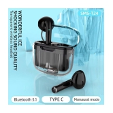 Life Like Transparent Type C True Wireless (TWS) In Ear 10 Hours Playback Powerfull bass IPX5(Splash & Sweat Proof) Orange