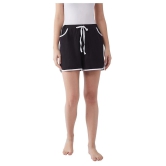 Miss Chase Cotton Night Shorts - Black - XS