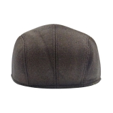 Zacharias Mens Brown Winter Woolen Golf Caps - Brown