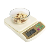 Gatih Multipurpose Kitchen Digital Weighing Scale (SF-400A) 10 Kg White