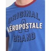 Aeropostale - Cotton Regular Fit Blue Men's T-Shirt ( Pack of 1 ) - None