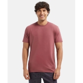 Jockey 2714 Mens Super Combed Cotton Rich Solid Round Neck Half Sleeve T-Shirt - Wild Ginger - None