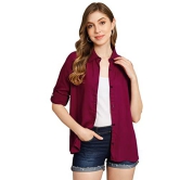 FUNDAY FASHION Women Regular Fit Solid Casual Shirt