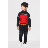 DKGF Fashion - Red Cotton Blend Boys Shirt & Jeans ( Pack of 1 ) - None