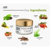 Love Earth Organic Foot Cream With Green Tea & Jojoba Oil(Simmondsia Chinensis) For Skin Hydration And Soft Skin 50gm