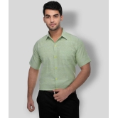 DESHBANDHU DBK - Green Cotton Regular Fit Mens Formal Shirt (Pack of 1) - None