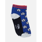 Bodycare Multicolor Cotton Blend Boys Ankle Length Socks ( Pack of 3 ) - 9-10Years