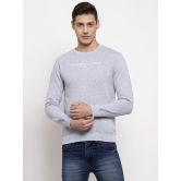 Rodamo  Men Grey Solid Sweatshirt