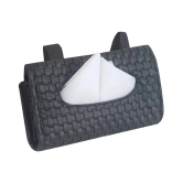 PrettyKrafts Car Tissue Dispenser Leather Black