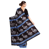 Batik Silk Saree Blue