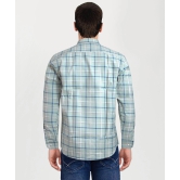 Cotton Full Sleeve Shirt Big Green Red Check