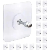 Estoreshouses Screw Hooks for Wall Without Drilling, 10 Pack Self Adhesive