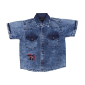 Kids Denim Half sleeves Shirt - None