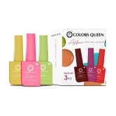 Colors Queen Multi Matte Nail Polish ( Pack of 3 )