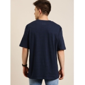 Difference of Opinion - Navy 100% Cotton Oversized Fit Mens T-Shirt ( Pack of 1 ) - None