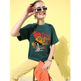 Dillinger - Green Cotton Loose Fit Women''s T-Shirt ( Pack of 1 ) - None