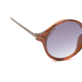 Brown Round Men Sunglasses (P343BK2|45)