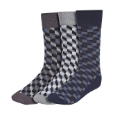 Creature - Cotton Men's Printed Multicolor Full Length Socks ( Pack of 3 ) - White