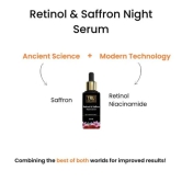 Retinol & Saffron Night Serum| Reduces Wrinkles & Increases Collagen -15ml | CRED |-Default