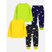 Trampoline Boys Pack Of 2 Printed Cotton Night suits - None