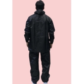 AKTIF Black Polyester Mens Rain Suit ( Pack of 1 ) - S