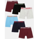 Lux Cozi - Multicolor Cotton Boys Trunks ( Pack of 6 ) - None