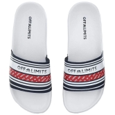 OFF LIMITS - White Mens Slide Flip Flop - None