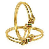 YouBella Gold Plated Bangle Set - 2.8