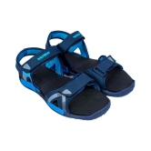 ASIAN Navy Canvas Floater Sandals - None