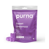 Purna Gummies Melatonin Wild Berry Gummies for Adults & Kids, Sleep Well, Reduced Stress