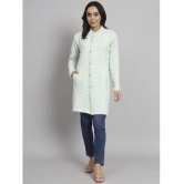 eWools.in Woollen Round Neck Womens Buttoned Cardigans - Green ( ) - None