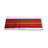 Abhikram - Cotton Bath Towel ( Pack of 1 ) - Red - Red