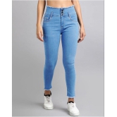 ICONIC ME - Light Blue Denim Slim Fit Womens Jeans ( Pack of 1 ) - None