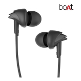 boAt Bassheads 100 in Ear Wired Earphones with Mic(Black)