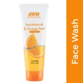 Nykaa Naturals Sandalwood  Orange Peel Face Wash for Tan Removal-Nykaa Naturals Sandalwood & Orange Peel Face Wash for Tan Removal